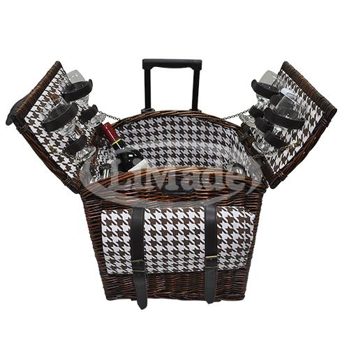 LMD1-0919  Picnic Basket for 4 Person